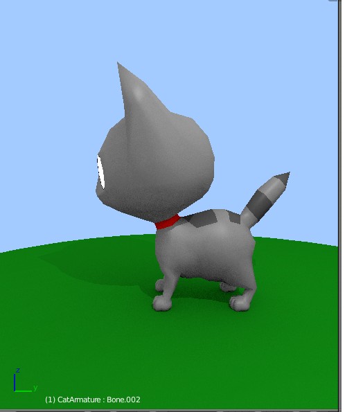 Stripe the Cat Rigged preview image 6